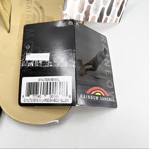 NWT RARE Rainbow Premium Leather Flip Flops - Picture 7 of 11